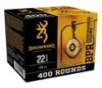 Browning Ammunition Browning BPR  Hollow Point 22 Long Rifle Rimfire Ammunition 400 ct 
