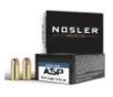 Nosler ASP Hollow Point 9mm Handgun Ammunition 20 Round Box