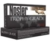 Nosler Trophy Grade 338 Winchester Magnum Rifle Ammunition 20 Round Box