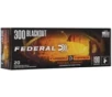 Federal Fusion Tipped Rifle 300 AAC Blackout Rifle Ammunition 20 Round Box