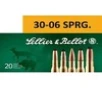 Sellier   Bellot 30-06 Springfield 168 Gr HPBT 20 bx Rifle Ammunition 20 Round Box