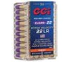 CCI Clean-22 Hyper Velocity 22 Long Rifle Rimfire Ammunition 50 Round Box