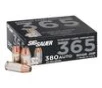 SIG SAUER Elite Performance 365 Everyday Carry JHP 380 ACP Handgun Ammunition 20 Round Box