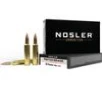 Nosler Match Grade 30 Nosler Rifle Ammunition 20 Round Box