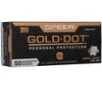 Speer Gold Dot Handgun Personal Protection 9mm Handgun Ammunition 50 Round Box