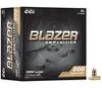 Blazer Ammunition Blazer Brass 9mm Handgun Ammunition 200 Round Box