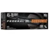 Federal Subsonic 45-70 Government Rifle Ammunition 20 Round Box