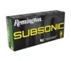 Remington Subsonic Rifle 45-70 Government Rifle Ammunition 20 Round Box