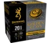 Browning Ammunition Golden Clays Sporting 20 Gauge Shotshells 25 Round Box