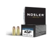 Nosler Assured Stopping Power  ASP  Handgun ASP - Suppressor Ready 9mm 147g HG JHP  20ct  Ammunition 51290