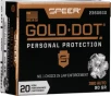 Speer 23606GD Gold Dot Personal Protection Hollow Point 90 Grain  380 ACP Auto 1040 fps