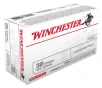 Winchester USA38SP USA Jacketed Soft Point 125 Grain  38 Special 850 fps