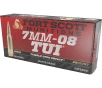 Fort Scott Munitions 7MM08120SCV1 Tumble Upon Impact  TUI  Solid Copper Spun 120 Grain 7mm-08 Remington 3019 fps