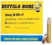 Buffalo Bore Ammunition 20B20 Heavy Strictly Business 38 Special  P 125 gr Jacketed Hollow Point  JHP  20 Per Box  12 Cs