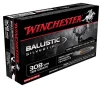 Winchester Ballistic Silvertip Rifle Ammo 308 Win  168 gr  Ballistic Silvertip 20 rd 
