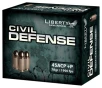 Liberty Ammunition LACD45013 Civil Defense Protection Lead Free Fragmenting Hollow Point 78 Grain  45 ACP Auto 1900 fps