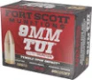 Fort Scott Munitions 9MM125SCVSS Tumble Upon Impact  TUI  Solid Copper Spun 125 Grain 9mm Luger Parabellum 950 fps