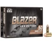 CCI Blazer Brass 9mm Luger FMJ 115 gr High-Quality Ammunition for Precision Shooting