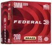 Federal Champion  9mm Luger 115 gr Full Metal Jacket  FMJ 