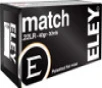 Eley 1100 Match Flat Nose 40 Grain  22 Long Rifle 1085 FPS 