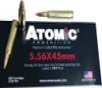 Atomic 858767004898 Full Metal Jacket 62 Grain 5 56x45mm NATO 2 750 FPS