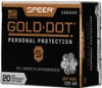 Speer Gold Dot Personal Protection Pistol Ammo 357 Mag  125 gr  HP 20 rd 