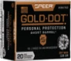 Speer Gold Dot Short Barrel Handgun Ammo 357 Mag  135 gr  HP 20 rd 