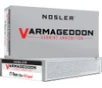 Nosler Varmageddon Rifle Ammunition 17 Rem  20 gr  VG FBT 20 rd 