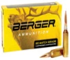 Berger Bullets 50010 Target Hybrid 156 Grain 6 5 PRC 