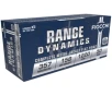 Fiocchi 357GCMJ Range Dynamics Pistol 357 Mag 158 gr Copper Metal Jacket Flat Point 50 Per Box  20 Cs