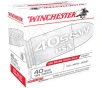 Winchester USA40W USA Range Pack Full Metal Jacket 165 Grain  40 S W 1060 fps