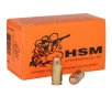 HSM  45 ACP Auto 230 gr Full Metal Jacket  FMJ  825 FPS