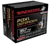 Winchester Defender Pistol Ammo 357 mag  125 gr  Bonded Jacket HP 20 rd 