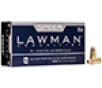 Speer 54232 Lawman Training Clean-Fire Total Metal Jacket Flat Nose 125 Grain  357 Sig 1350 fps