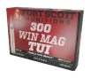 Fort Scott Munitions Tumble Upon Impact  TUI  Solid Copper Spun 175 Grain  300 Winchester Mag 3088 FPS