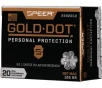 Speer Gold Dot Personal Protection Pistol Ammo 357 Mag  125 gr  HP 20 rd  1450 FPS