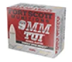 Fort Scott Munitions 9MM115SCVNIC Tumble Upon Impact  TUI  Solid Copper Spun 115 Grain 9mm Luger Parabellum 1140 fps