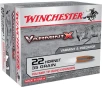 Winchester Varmint X  22 Hornet 35 grain Polymer Tip Rapid Expansion ammunition 3100 FPS