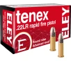 Eley 130 Tenex Rapid Fire Pistol Round Nose 40 Grain  22 Long Rifle 1085 FPS 