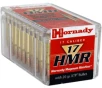 Hornady Varmint Express Rimfire Ammo 17 HMR 20 gr  Hollow Point XTP 50 rd  2375 FPS