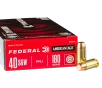 Federal  40 S W C40180A400 Champion Training Full Metal Jacket FMJ 180 Grain