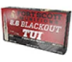 Fort Scott Munitions 8 6mm Blackout 235 grain Solid ammunition 1600 FPS