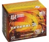 Federal Fusion Pistol Ammo 454 Casull 260 gr  Fusion Soft Point 20 rd  1350 FPS