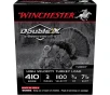 Winchester Ammunition High Velocity Turkey Load  410 Bore  3    7 5  3 4 oz   10 Round Box STH4137 1100 FPS