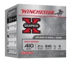 Winchester Super-X High Brass Game Load  410 GA 2 5 Inch 1 2 oz  6 Lead Shot 1245 FPS