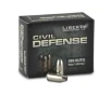 Liberty Ammunition Civil Defense  380 ACP Fragmenting Copper Hollow Point  Lead Free      20 Round Box