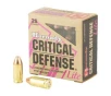 Hornady Critical Defense 9mm 100gr FTX     Box of 25