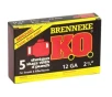 Brenneke USA K O  12 Gauge Ammo 2-3 4    1 oz Shotgun Slug     5 Rd Box