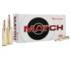 Hornady 8230 Match  338 Lapua Mag 250 gr Boat Tail Hollow Point  BTHP  20 Rd