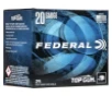 Federal TG2075 Top Gun  20 Gauge 2 75 7 8 oz 7 5 Shot 25 Bx